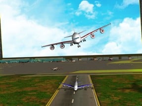 Transport Plane Landing Image