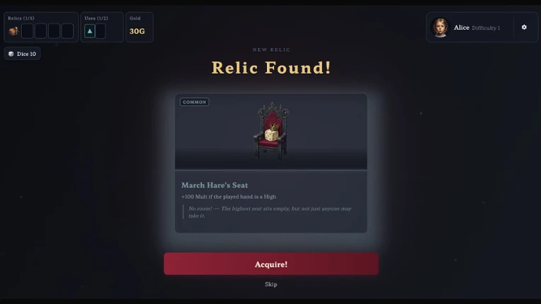 Dice in Wonderland Image