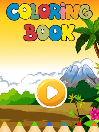 Dinosaur Coloring Book Draw and Paint Dino Games screenshot