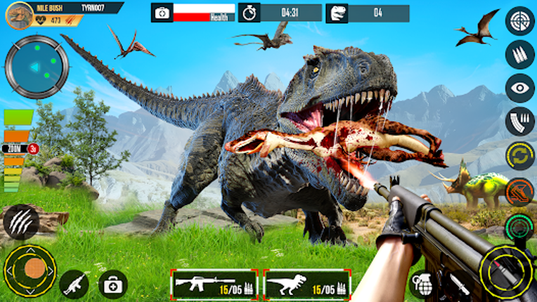 Real Dino Hunting Gun Games screenshot