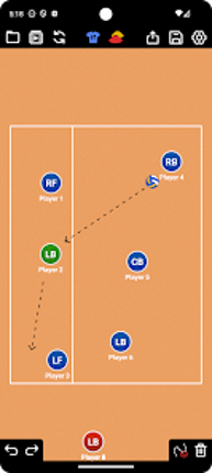 Coach Tactic Board: Volley Image