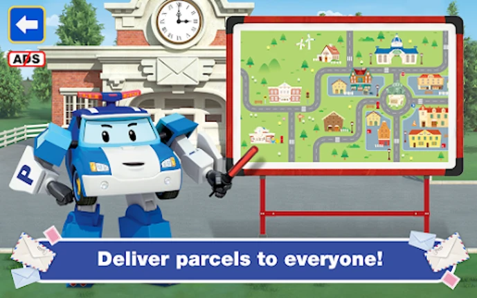 Robocar Poli: Postman Games! screenshot