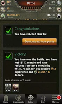 War Game - Combat Strategy screenshot