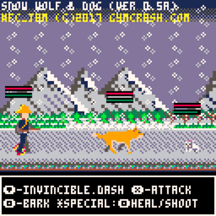 Snow Wolf and Dog (#FC_JAM Edition) screenshot