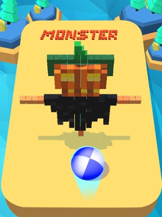 Monster vs Ball 3D Image