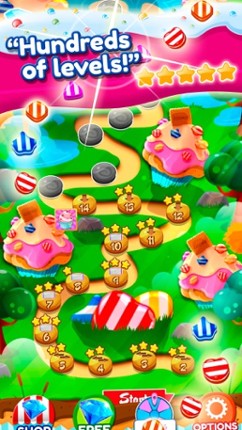 Muffin Factory Match 3: Move and Connect Cakes screenshot