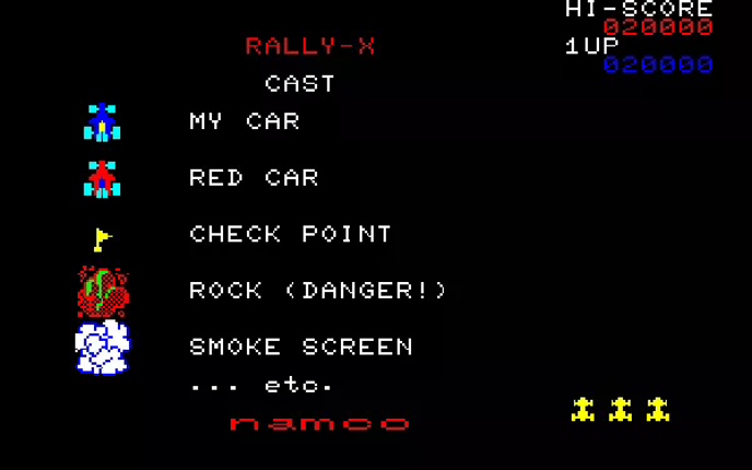 New Rally-X screenshot