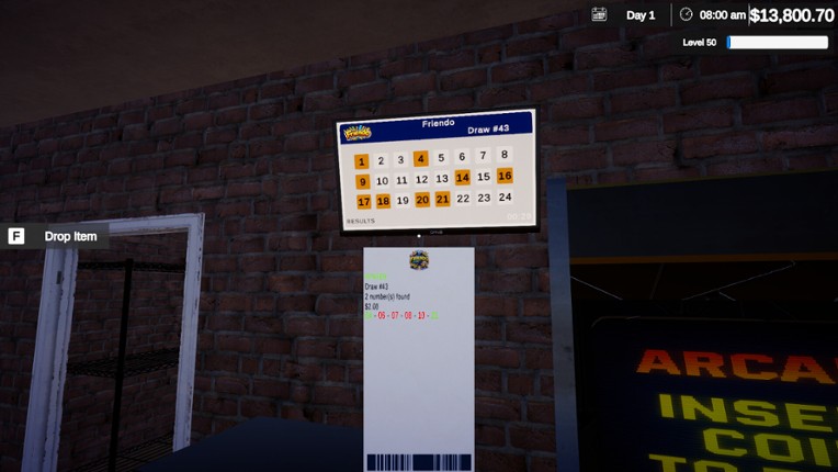 Smoke & Lottery Simulator screenshot