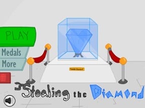 Stickman Stealing The Diamond Image