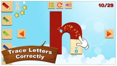 ABC School Train; Learn Letter Image