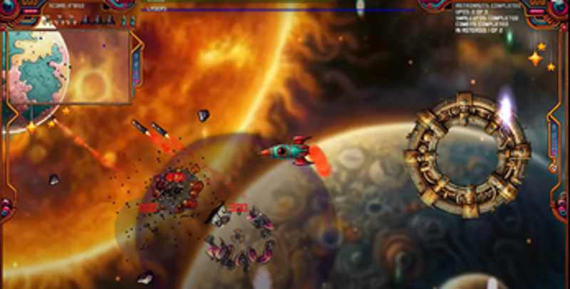 Asteroids and Aliens screenshot