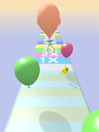 Balloon Head 3D Image