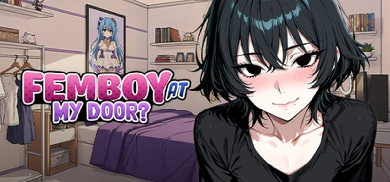 Femboy at My Door Image