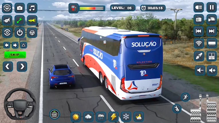 Bus Simulator 3D Tour Bus Game screenshot