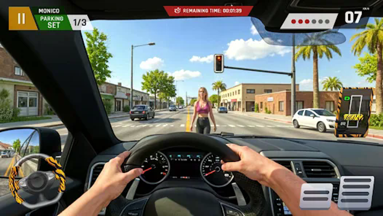 Advance School Car Parking 3D Image