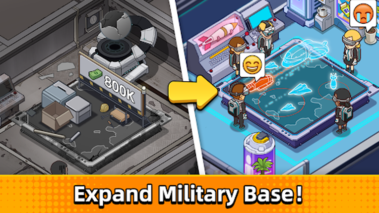 Idle Army Base Tycoon:Force Image