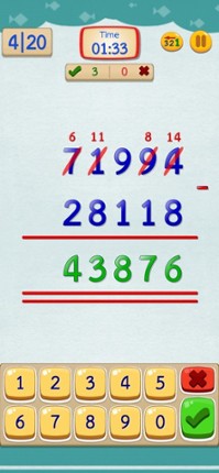 Math Fast Plus and Minus screenshot
