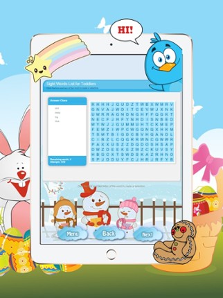Preschool Kindergarten Sight Word Flashcards Games Image