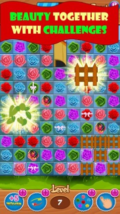Rose Garden Match 3 screenshot