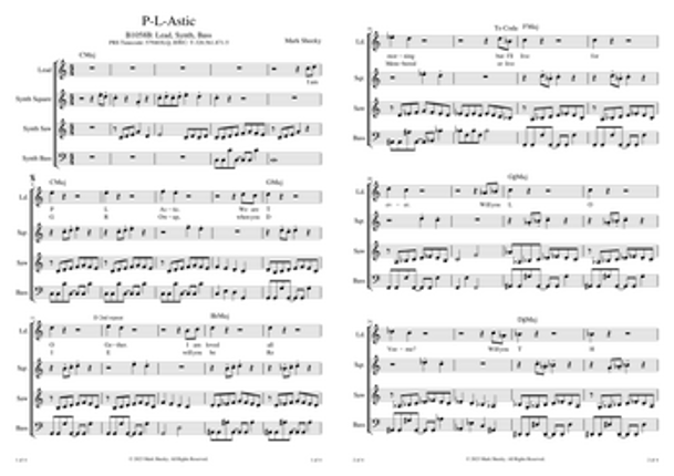 Sheet Music & Lyrics: We Robot Image