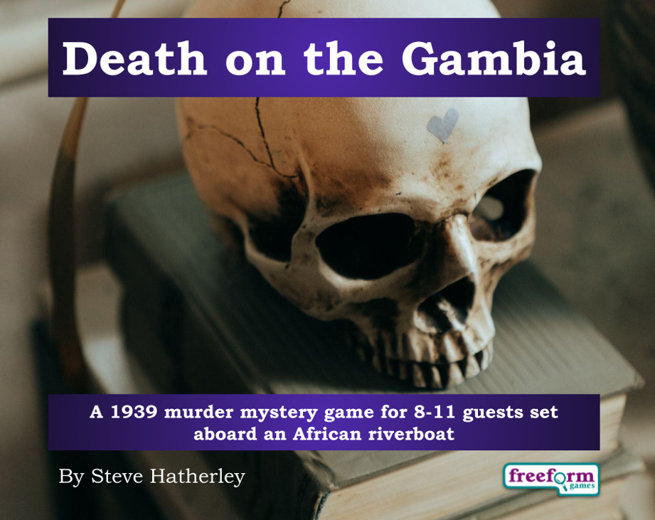 Games like Death on the Gambia - murder mystery larp