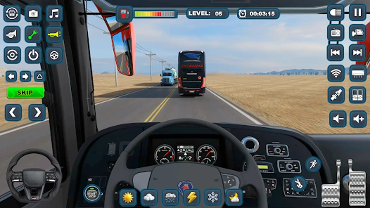 Bus Simulator 3D Tour Bus Game screenshot