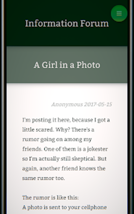 Mysterious Forum and 7 Rumors screenshot