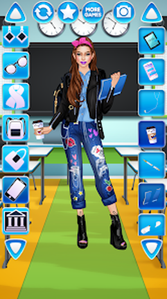 College Student Girl Dress Up Image
