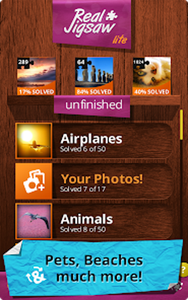 JigLite Real Jigsaw screenshot