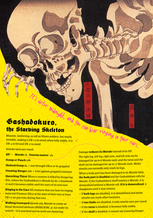 Gashadokuro, the Starving Skeleton | for MÖRK BORG Image