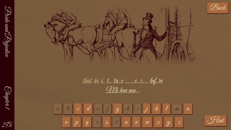 Jane Austen Simulator: Pride and Prejudice screenshot