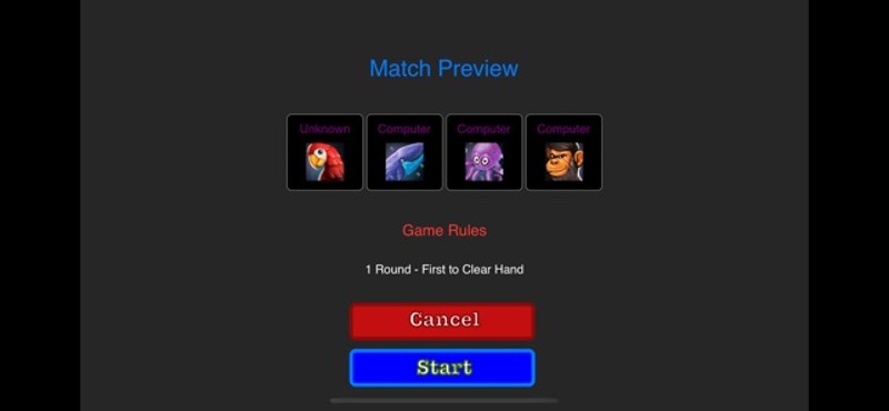 Last 1 Card Game screenshot