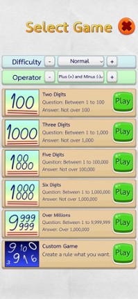 Math Fast Plus and Minus screenshot