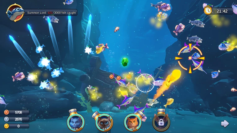 Meow Squad: Incremental Fishing Image