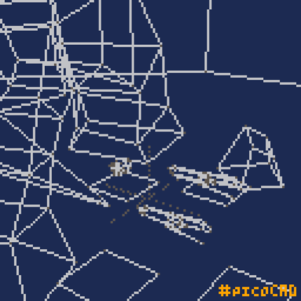 [picoCAD] Pod Racer screenshot