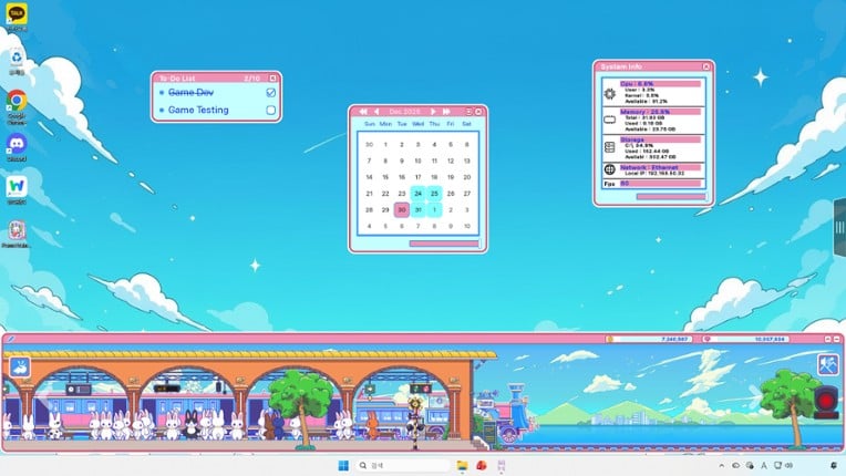 PomoTrain: Rabbit Town screenshot