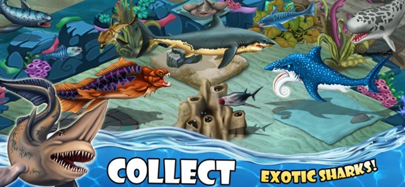 SHARK WORLD -water battle game screenshot