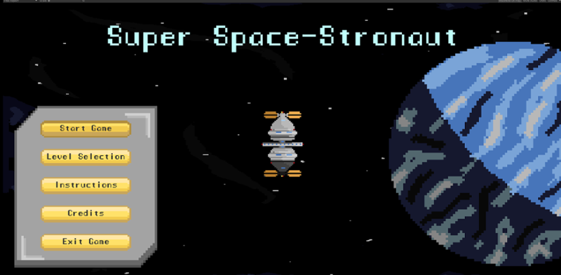 Super Space-Stronaut Game Cover