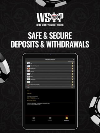 WSOP Real Money Poker - PA screenshot