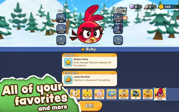 Angry Birds Bounce screenshot