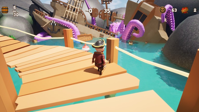 Captain Sharkbait: Voyage for Treasure screenshot