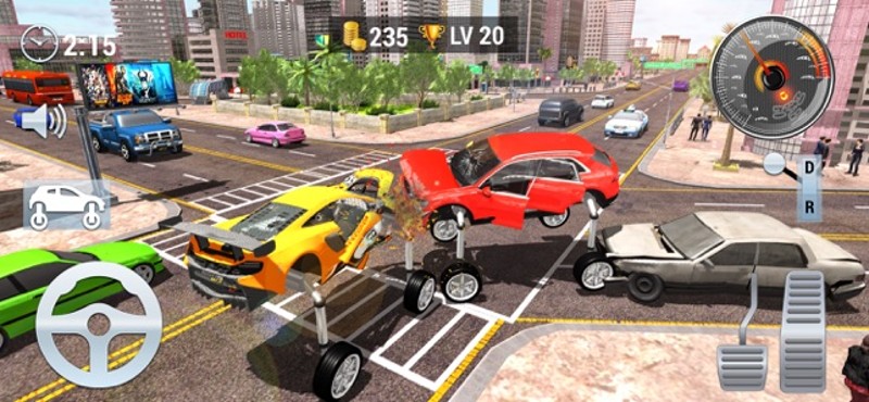 Elevated Car Crash Driver 2020 screenshot