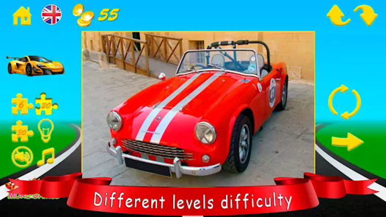 Puzzles cars screenshot