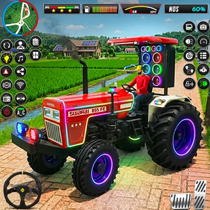 Indian Tractor Farming Game Image
