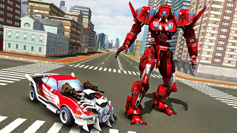 Robot Car War Transform Fight screenshot