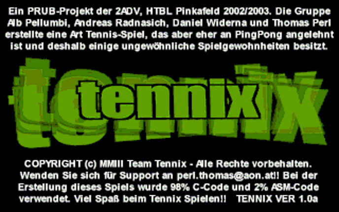 Tennix (2007) screenshot