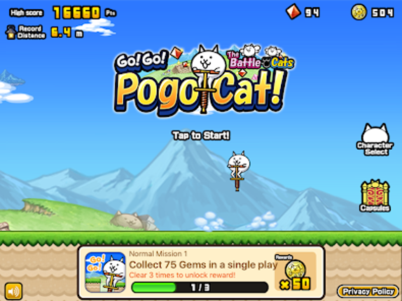 Go! Go! Pogo Cat screenshot