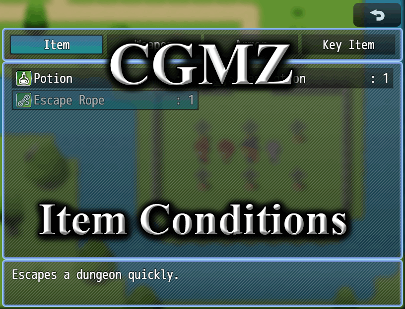 Games like [CGMZ] Item Conditions for RPG Maker MZ
