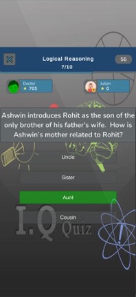 Logic IQ Knowledge Quiz screenshot