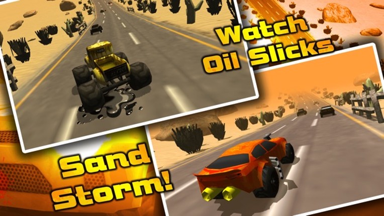 Mega Smash Real Combat Fast Car Road Racing 3D Simulator Game screenshot
